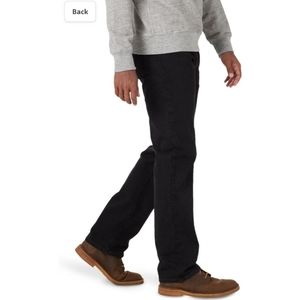NEW Wrangler Authentics Men's Comfort Flex Black Jeans